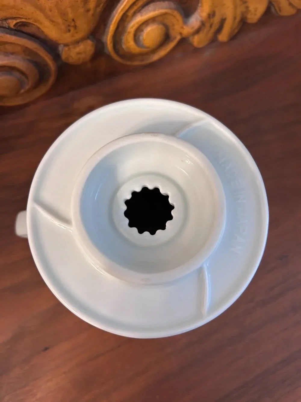 White Porcelain/Ceramic drip coffee filter